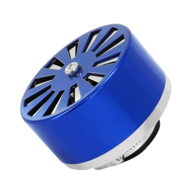 Filtre à air adaptable débit réglable bleu fixation droite diamètre 35/28