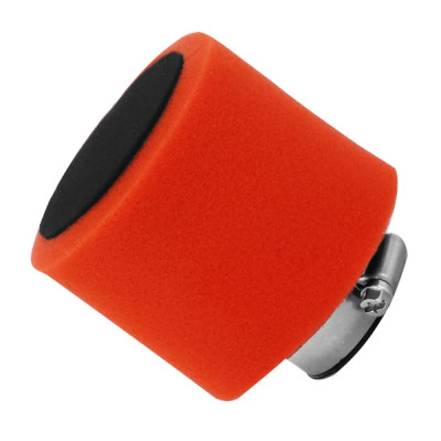 Filtre à air Replay double mousse rouge fixation droite Ø35 / 28mm