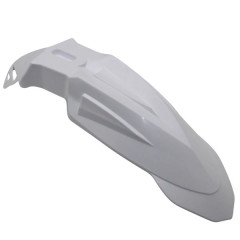 Garde boue avant Replay blanc universel pour moto 50 a boite supermotard