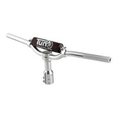 Guidon scooter Tun'r alu argent avec potence adapté au Booster