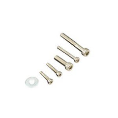Kit de vis carrosserie adaptable acier chrome Piaggio Typhoon / NRG