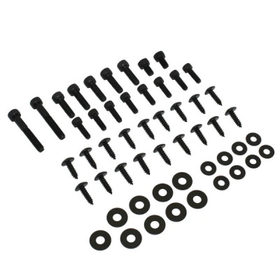 Vis de carrosserie Replay acier noir pour MBK 50 Booster NG, Rocket, Yamaha 50 Bump, Spy