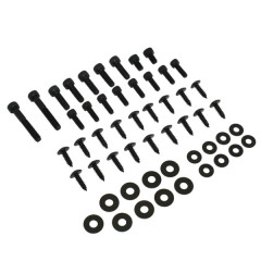 Vis de carrosserie Replay acier noir pour MBK 50 Booster NG, Rocket, Yamaha 50 Bump, Spy