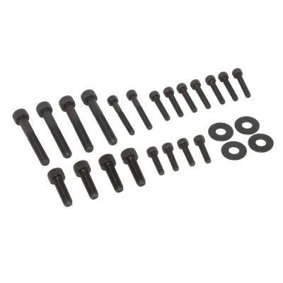 Vis de carrosserie Replay acier noir pour scooter Piaggio 50 Typhoon, NTT, NRG (kit)