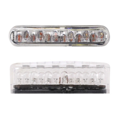 Clignotants universels Replay 12 LEDs transparents/noirs homologués CE