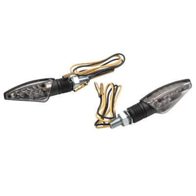 Clignotants universels Replay LED transparents/carbonés homologués CE