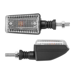 Clignotant universel Replay rectangle transparent/noir (ampoule BA9S)