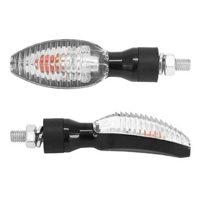 Clignotant universel Replay ampoule BAU9S transparent-noir base courte homologué CE