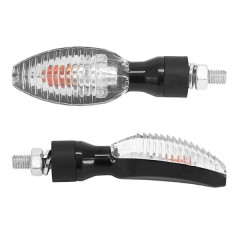 Clignotant universel Replay ampoule BAU9S transparent-noir base courte homologué CE