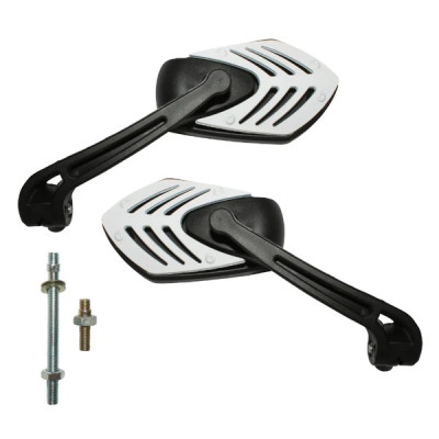 Rétroviseur Replay blanc pour scooter (paire)