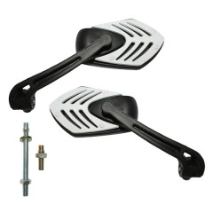 Rétroviseur Replay blanc pour scooter (paire)