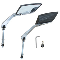 Rétroviseur Replay carbone mat (paire) tige diamètre 8mm x longueur 90mm pour scooter