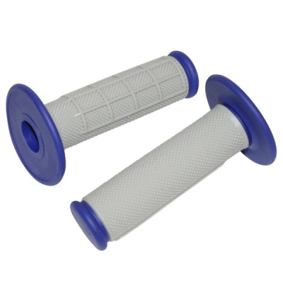 Revêtements de poignée adaptable 115mm gris/bleu closed end (paire)