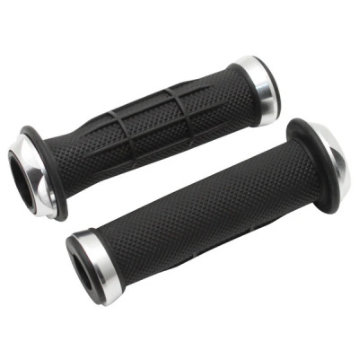 Revêtement poignée Replay noir-argent - Open End (paire)