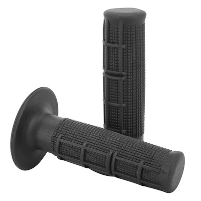 Revêtements poignées Replay noir 115mm Closed End pour moto off road