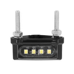 Éclairage de plaque Replay 4 LEDS SMD transparent-noir homologué CE