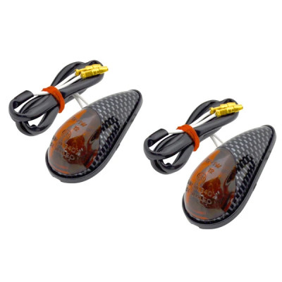 ECLAIRAGE DECO Replay GOUTTE D'EAU FUME-CARBONE AMPOULE ORANGE (PAIRE)