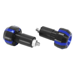 Embouts de guidon Replay noir / bleu (diamètre 17 mm, paire)