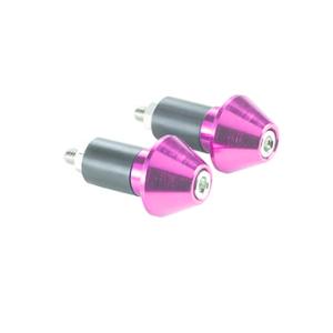 Embouts de guidon Tun'r cône rouge D17 (x2) acier