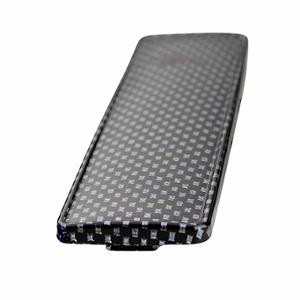 Plaque cache numéro de cadre Tun'r imitation carbone Booster/Nitro/Aerox