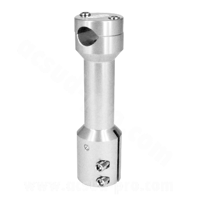 Potence adaptable argent (p / guidon diamètre 22) pour scooter Nitro / Aerox / Mach G / Jog R / Ovetto / Neos
