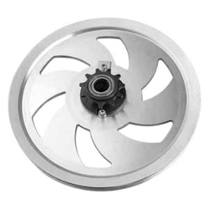 Poulie cyclo adaptable aluminium ajourée 11 dents pour MBK 51