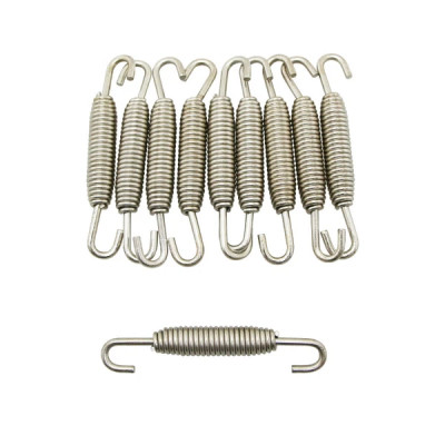 Ressort de pot Replay L 70mm inox diamètre 1,6mm crochet tournant (sachet de 10)