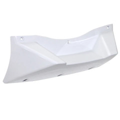 Sabot bas de caisse Replay blanc brillant adaptable MBK 50 Booster 2004+ / Yamaha 50 BWS 2004+