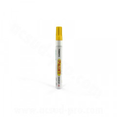 Stylo jaune adaptable agiter avant usage