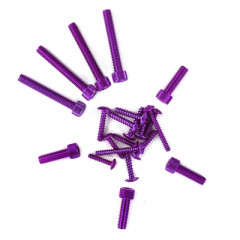 Vis de décoration capotage adaptable violet pour scooter Piaggio Typhoon