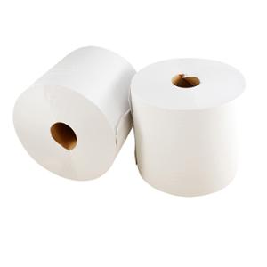 Bobine papier essuie mains adaptable 100 % recyclé 300m (lot de 2) made in France