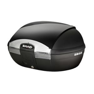 Top case adaptable SHAD 45L noir capacité 2 casques intégraux