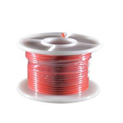 Fil électrique adaptable section 0,75mm rouge - rouleau de 25m