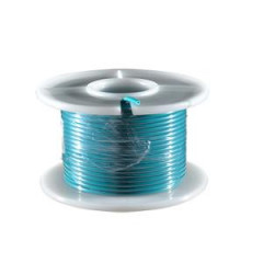 Fil électrique adaptable section 0,75mm vert - Rouleau de 25m