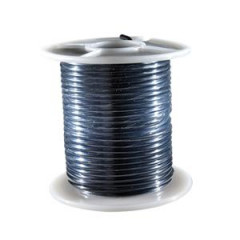 Fil électrique adaptable section 2.50mm noir rouleau de 25m