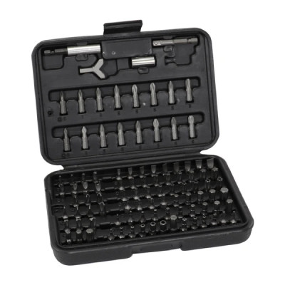 Coffret d'embouts 1/4 adaptable 100 pièces pour tournevis, perceuse, cliquet à douille