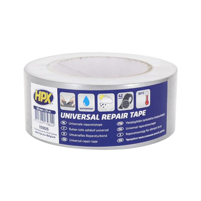 Ruban adhésif adaptable argent 50mm x 25m