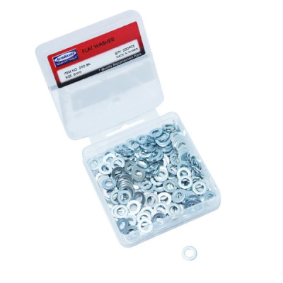 Rondelle plate adaptable acier diamètre 5mm (boîte de 200 pièces)