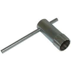 Clé à bougie adaptable 12 pans 21mm longueur 70mm