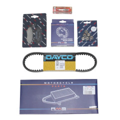 Kit entretien adaptable pour scooter 50 Kymco Agility 4T 10 pouces 2006+