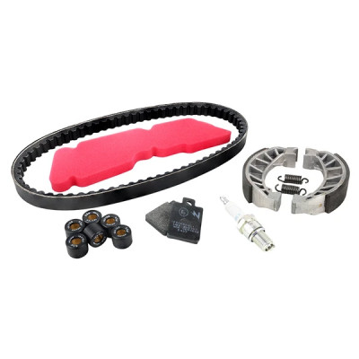 Kit entretien adaptable 6 pièces pour scooter Piaggio 50 Zip 2T 2000+