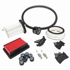 Kit entretien adaptable 11 pièces pour maxi scooter 500cc Yamaha TMAX 2008-2011