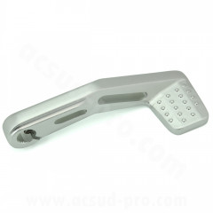 Kick démarrage drop adaptable silver pour MBK 50 BOOSTER 1999>, NITRO /YAMAHA 50 BWS 1999>, AEROX / PEUGEOT 50 TKR. TREKKER. BUXY