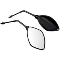 Rétroviseur adaptable homologué noir multiposition avec rotules