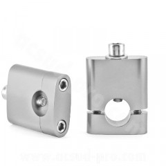 Pontets de guidon TNT Alu Ø28,6 mm Silver (la paire)