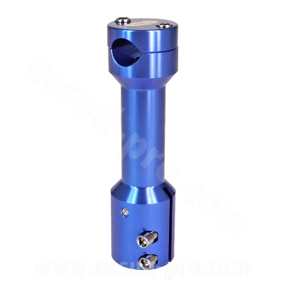 Potence TNT bleu adaptée pour scooter MBK Nitro / Aerox / Jog R / Ovetto / Neos