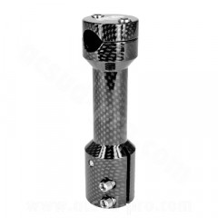Potence TNT imitation carbone adaptée pour scooter MBK Nitro / Aerox / Jog R / Ovetto / Neos