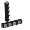 Mousses de levier TNT noir / gris (la paire)