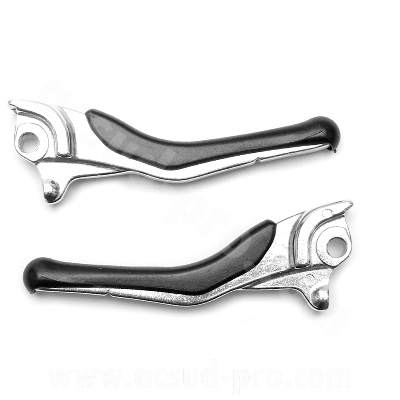 Levier frein adaptable (la paire) pour scooter Yamaha Aerox / MBK Nitro