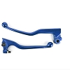 Leviers de moto adaptable BLEU (LA PAIRE) pour MBK X-LIMIT 2003-2011 / YAMAHA DT 50 2003-2011